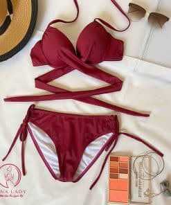 Bikini 2 mảnh nâng ngực dây cột nhiều kiểu BN098 17