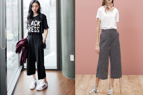 Quần culottes là gì ? cách phối đồ với quần lửng ống rộng cực sành điệu 4 quần culottes 3