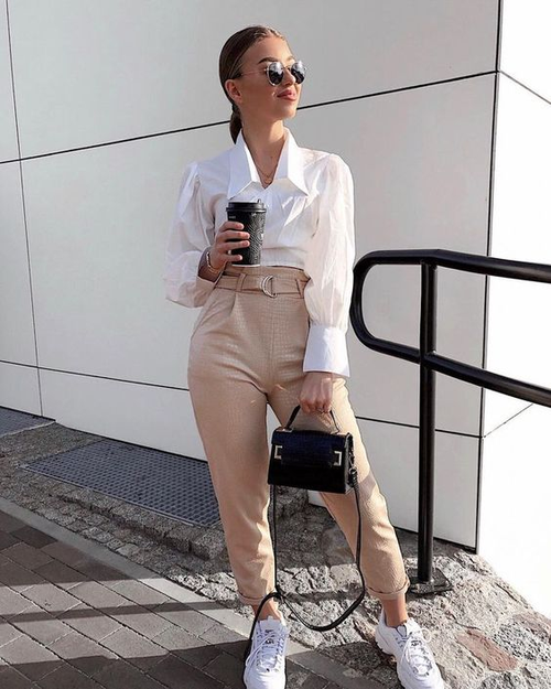 Quần baggy là gì ? Tất tần tật cách phối đồ với quần baggy bạn nữ cần biết 2 quần baggy 1