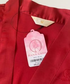 Áo choàng ngủ lụa phối ren cao cấp VN326 16