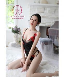 Cosplay yếm xẻ ngực đính hoa sexy CP218 3 Cosplay yếm xẻ ngực đính hoa sexy CP218 6