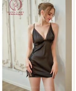 Váy ngủ lụa xẻ tà ren hoa chéo lưng kèm mút ngực VN340 4 Váy ngủ lụa xẻ tà ren hoa chéo lưng kèm mút ngực VN340 10