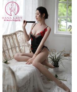 Cosplay yếm xẻ ngực đính hoa sexy CP218 4 Cosplay yếm xẻ ngực đính hoa sexy CP218 7