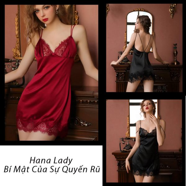 Váy ngủ lụa dây hở lưng cao cấp VN327 11 Váy ngủ lụa dây hở lưng cao cấp VN327 19