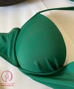 Bikini lưng cao xanh trơn BN097 8 Bikini lưng cao xanh trơn BN097 18