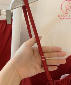 Bộ ngủ lụa 2 dây bèo lụa Thái Tuấn cao cấp PJ349D 13 Bộ ngủ lụa 2 dây bèo lụa Thái Tuấn cao cấp PJ349D 27