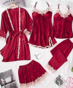 Set 5 váy + bộ ngủ lụa cao cấp VN38123 10