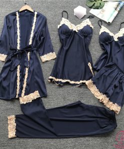 Set 5 váy + bộ ngủ lụa cao cấp VN38123 9