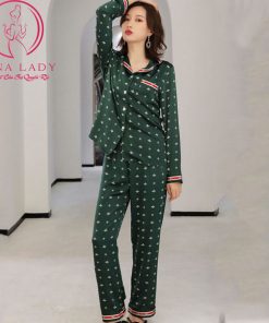 Pijama lụa tơ cao cấp Gucci Ong PJ346 10