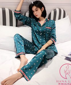 Pijama lụa tơ cao cấp Gucci Ong PJ346 9