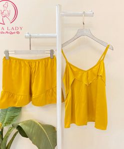 Bộ ngủ lụa 2 dây bèo lụa Thái Tuấn cao cấp PJ349D 5 Bộ ngủ lụa 2 dây bèo lụa Thái Tuấn cao cấp PJ349D 19