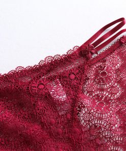 Bộ lót ren sexy nâng ngực quần cạp chéo cao cấp DL014 4 Bộ lót ren sexy nâng ngực quần cạp chéo cao cấp DL014 10