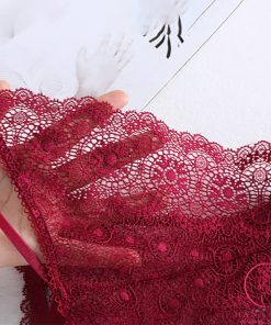Bộ lót ren sexy nâng ngực quần cạp chéo cao cấp DL014 3 Bộ lót ren sexy nâng ngực quần cạp chéo cao cấp DL014 9