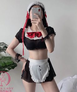 Cosplay hầu gái xuyên thấu sexy CP227 5 Cosplay hầu gái xuyên thấu sexy CP227 11