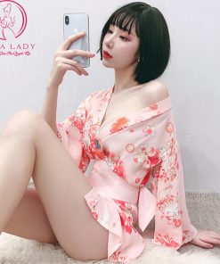 Cosplay Kimono Lụa Hoa Mai Cao Cấp CP226 13