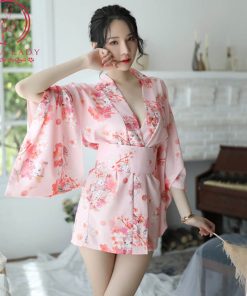 Cosplay Kimono Lụa Hoa Mai Cao Cấp CP226 11