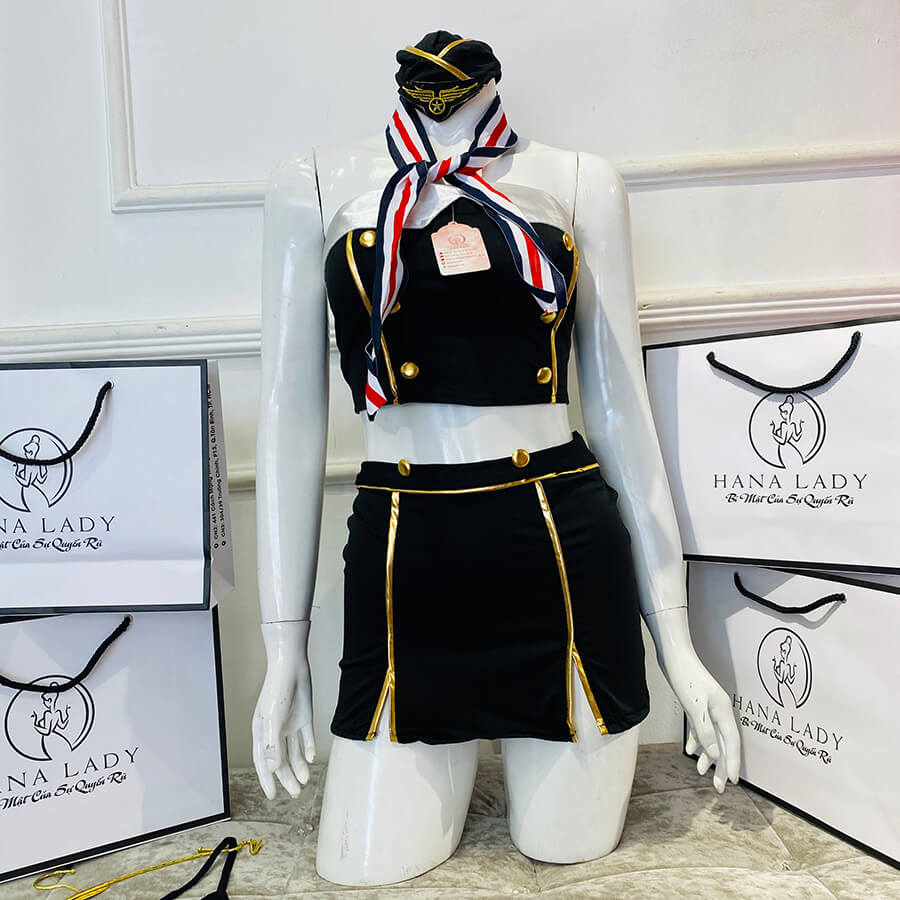 Cosplay tiếp viên hàng không sexy CP230 11 Cosplay tiếp viên hàng không sexy CP230 18