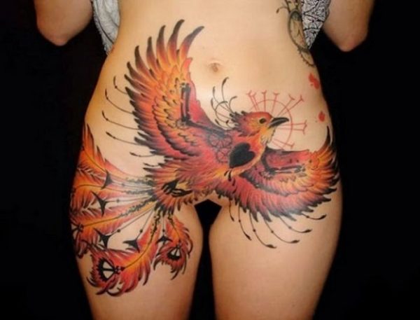 Hình xăm chim phượng hoàng là hình xăm mang nhiều ý nghĩa tốt đẹp