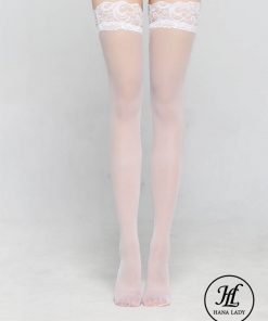 Tất đùi, vớ đùi nữ trơn phối ren sexy cosplay gợi cảm TV04 22