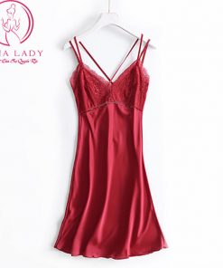 Váy ngủ lụa dây lưng cúp ngực cao cấp VN399 7 Váy ngủ lụa dây lưng cúp ngực cao cấp VN399 13