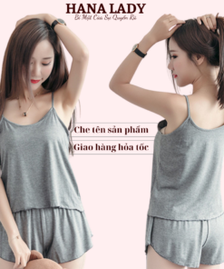 Bộ ngủ thun cotton mềm mịn cực mát VN409 22