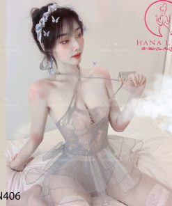 Váy ngủ ren xòe xuyên thấu sexy VN406 3 Váy ngủ ren xòe xuyên thấu sexy VN406 9