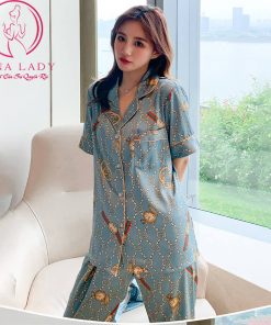 Pijama lụa tơ TNQD Gucci cao cấp PJ399 6 Pijama lụa tơ TNQD Gucci cao cấp PJ399 14