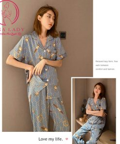 Pijama lụa tơ TNQD Gucci cao cấp PJ399 4 Pijama lụa tơ TNQD Gucci cao cấp PJ399 12