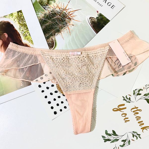 Quần lọt khe bèo ren cao cấp - hồng LK063P 6 Quần lọt khe bèo ren cao cấp - hồng LK063P 10