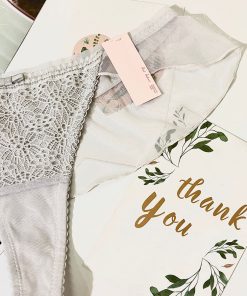 Quần lọt khe bèo ren cao cấp - trắng xám LK063 9