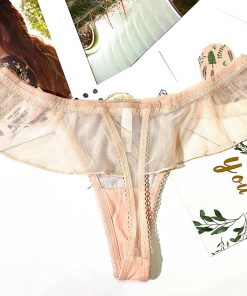 Quần lọt khe bèo ren cao cấp - hồng LK063P 7