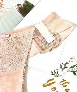 Quần lọt khe bèo ren cao cấp - hồng LK063P 8