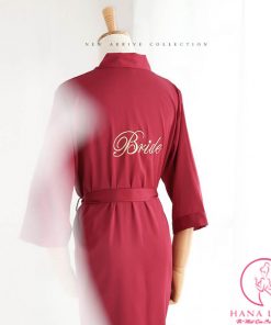 Áo choàng ngủ lụa BRIDE cô dâu cao cấp VN209 6 Áo choàng ngủ lụa BRIDE cô dâu cao cấp VN209 18