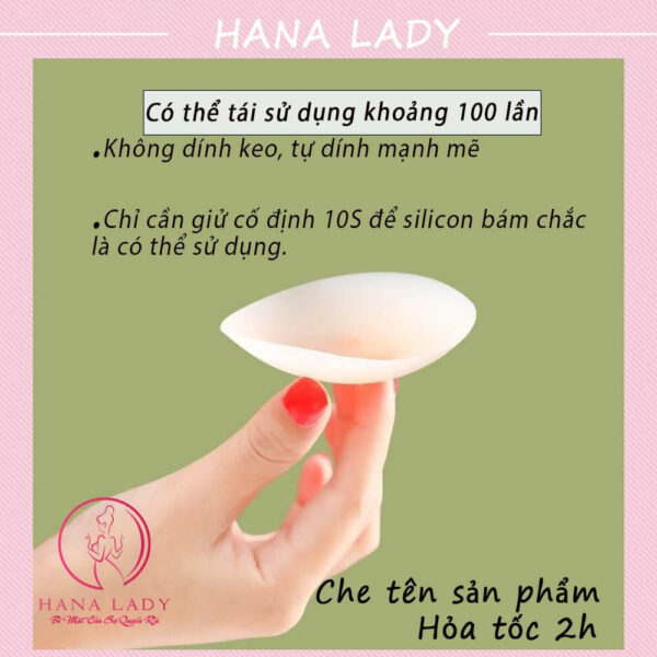 Miếng dán ngực silicon cao cấp không lộ viền DT08 14