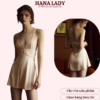Váy ngủ lụa tơ cao cấp dây lưng sexy VN418 2 Váy ngủ lụa tơ cao cấp dây lưng sexy VN418 2