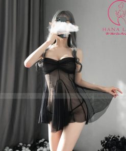 Váy ngủ voan lụa voan ngực xuyên thấu sexy VN417 4 Váy ngủ voan lụa voan ngực xuyên thấu sexy VN417 11