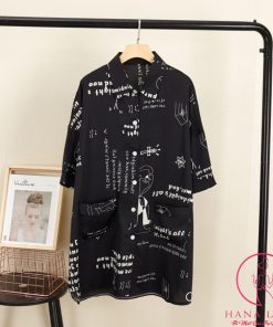 Đầm ngủ sơ mi lụa siêu cấp - Đen PJ404 3 Đầm ngủ sơ mi lụa siêu cấp - Đen PJ404 9