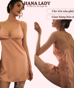Váy ngủ lụa phối ren cao cấp VN340P 3 Váy ngủ lụa phối ren cao cấp VN340P 12