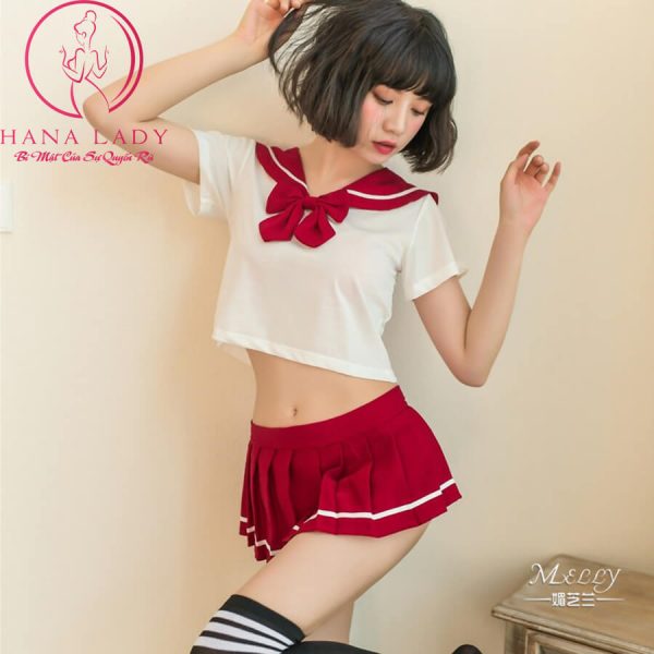 Cosplay nữ sinh sexy đỏ CP215R 6 Cosplay nữ sinh sexy đỏ CP215R 9
