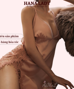Váy ngủ lụa phối ren cao cấp VN340P 4 Váy ngủ lụa phối ren cao cấp VN340P 13
