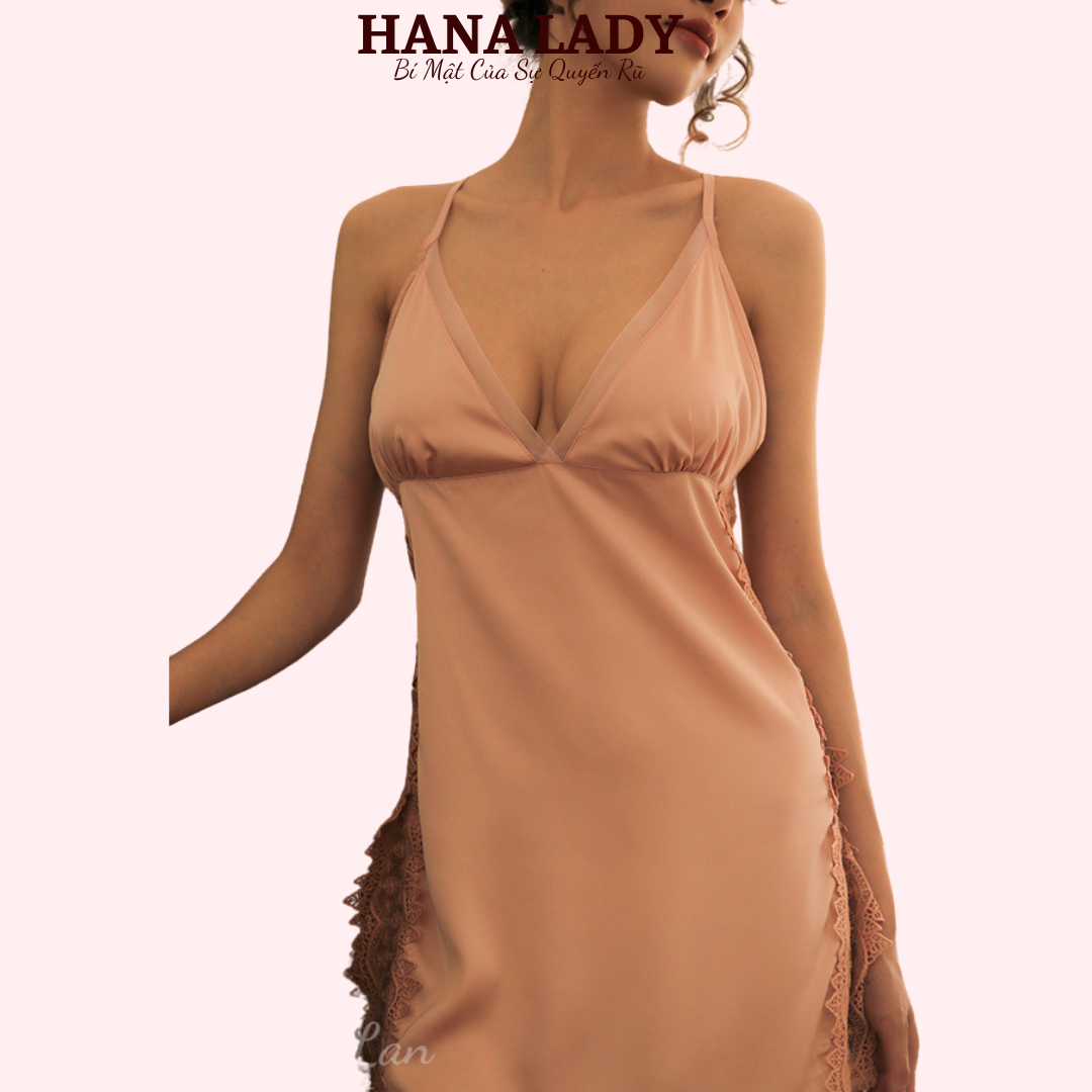 Váy ngủ lụa phối ren cao cấp VN340P 11 Váy ngủ lụa phối ren cao cấp VN340P 20