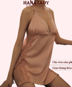 Váy ngủ lụa phối ren cao cấp VN340P 9 Váy ngủ lụa phối ren cao cấp VN340P 18