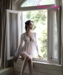 Váy ngủ tay phồng công chúa cao cấp VN116 5 Váy ngủ tay phồng công chúa cao cấp VN116 14