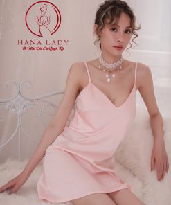 Váy ngủ lụa đơn giản mềm mịn VN321 3 Váy ngủ lụa đơn giản mềm mịn VN321 12