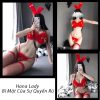 Cosplay thỏ bra đỏ sexy CP254 2 Cosplay thỏ bra đỏ sexy CP254 2