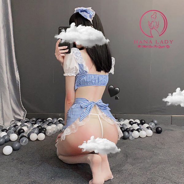 Cosplay hầu gai caro hở mông sexy CP032 10 Cosplay hầu gai caro hở mông sexy CP032 17