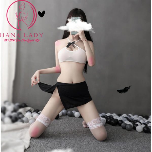Cosplay thư ký xẻ đùi sexy CP248 11
