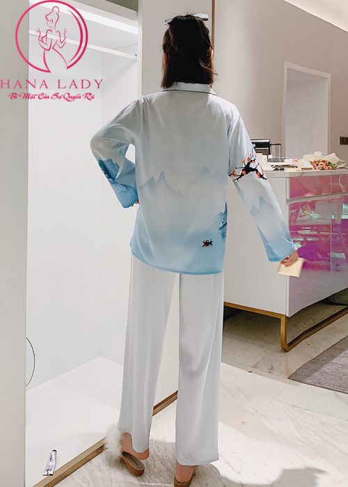 Pijama lụa tơ cao cấp ombre tiên cảnh PJ467 10 Pijama lụa tơ cao cấp ombre tiên cảnh PJ467 16