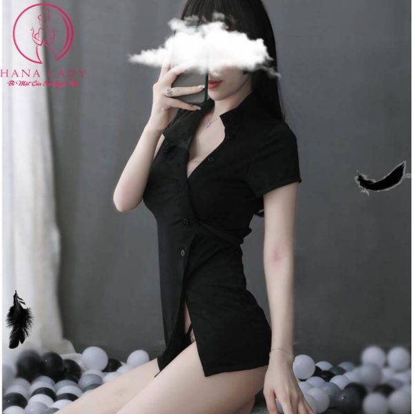 Cosplay nữ y tá đen sexy quyến rũ CP023 9 Cosplay nữ y tá đen sexy quyến rũ CP023 15