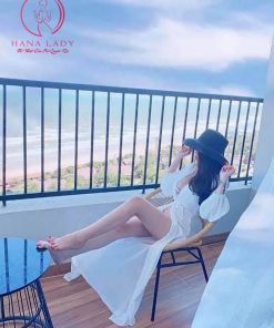 Áo choàng ngủ voan tơ dáng dài sang chảnh BN120 12